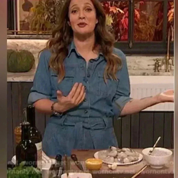 NWOT Anthropologie Pilcro Kora Classic Denim Button Front Belted Jumpsuit Sz XS - Picture 1 of 15